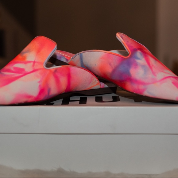 Schultz Kelley Tie-Dye Slip on Mules Size 10.5 - Picture 2 of 4
